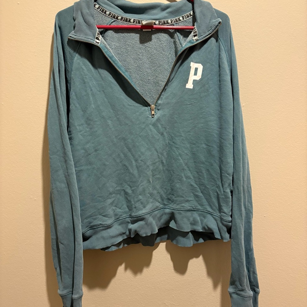 Victoria’s Secret PINK French Terry Quarter-Zip Pullover